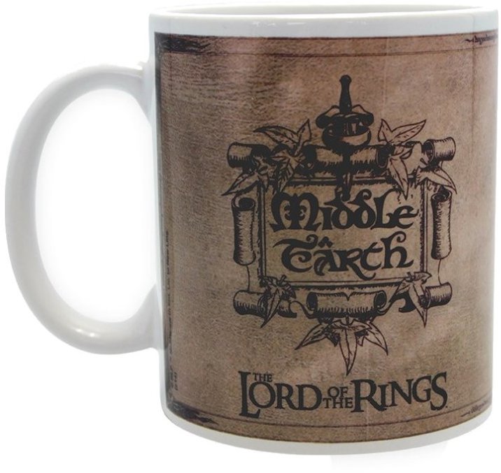 Lord Of The Rings: Map – hrnček