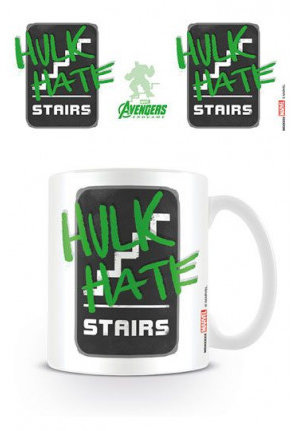 Avengers hrnček – Hulk Hate Stairs