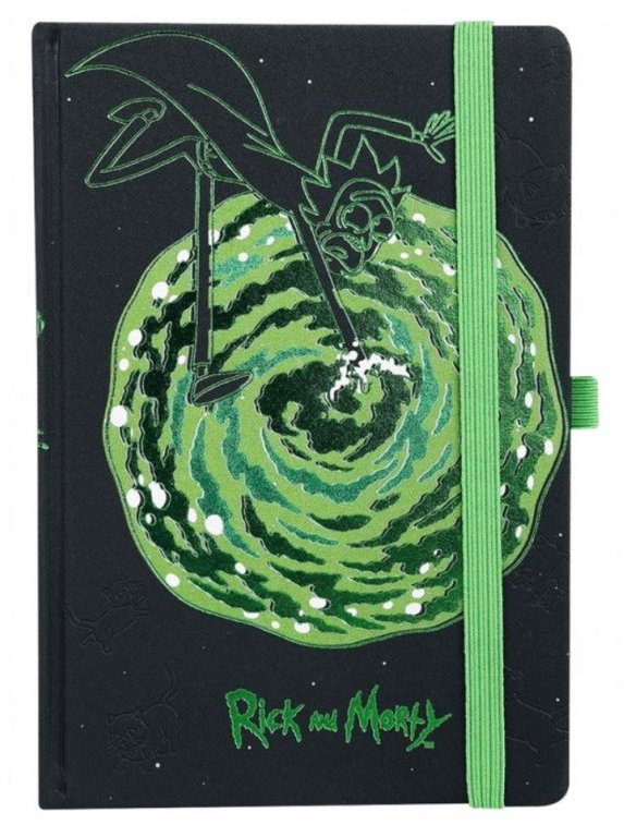 Rick and Morty: Portals – zápisník A5