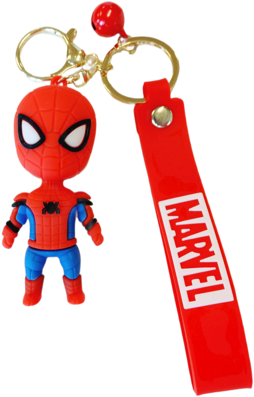 Detská kľúčenka Spiderman s pútkom a karabínou