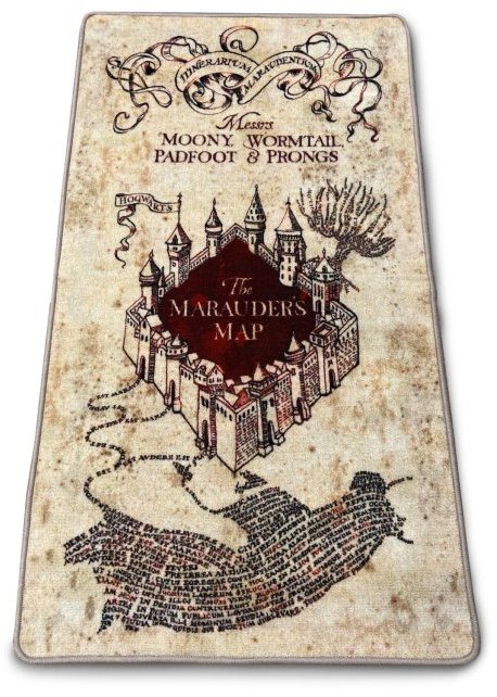 Harry Potter: Marauder's map – Koberec