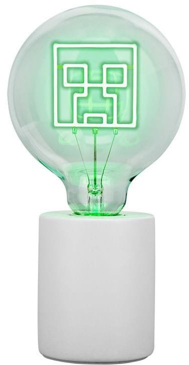 Minecraft: Creeper – neón LED stolové svetlo 24 cm