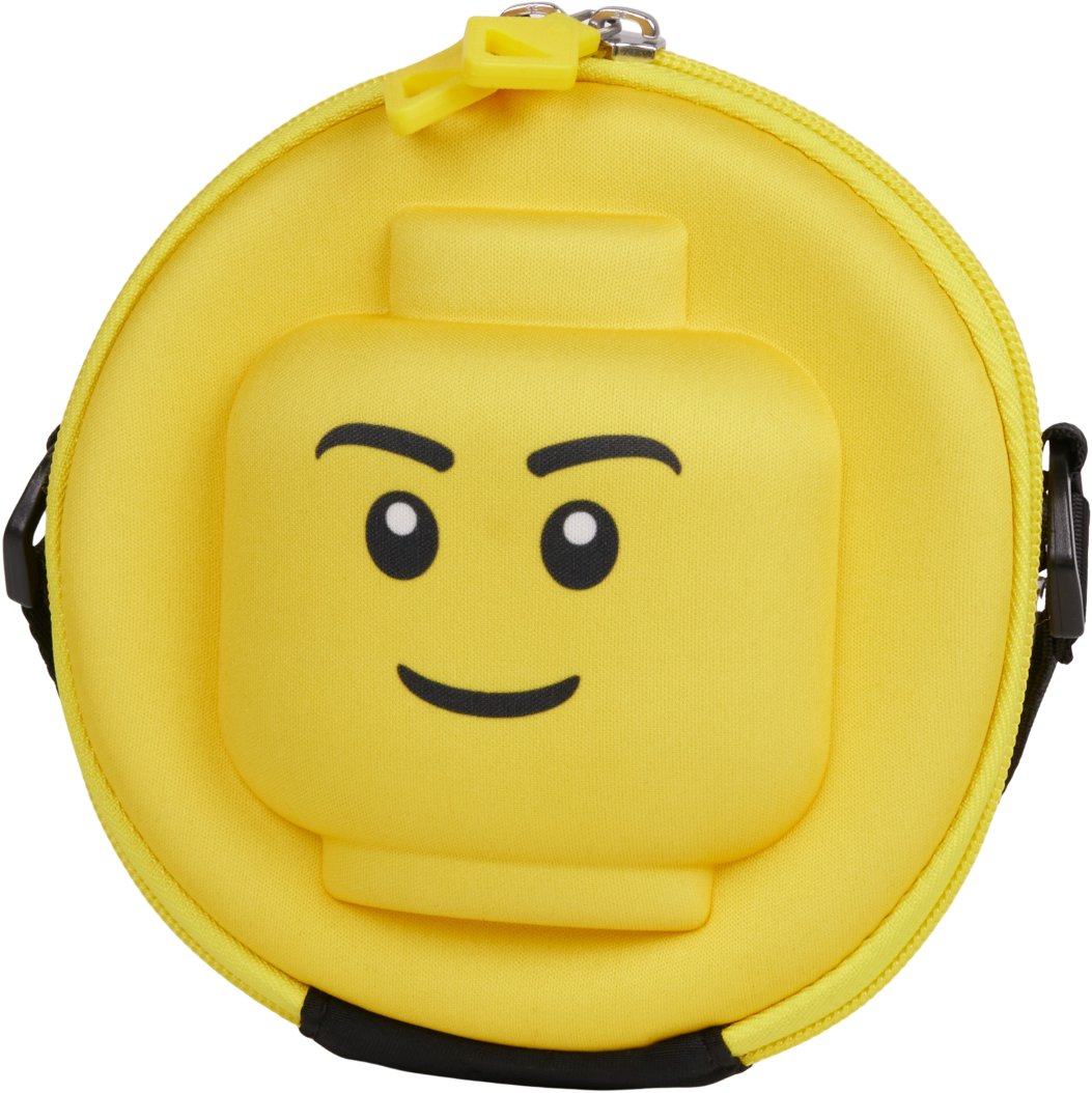 LEGO Bags minifigures Heads - kulatá 3D crossbody taška