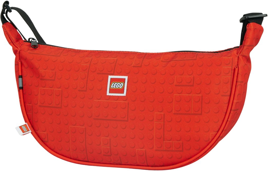 LEGO Bags Brick Dots Red - velká crossbody taška