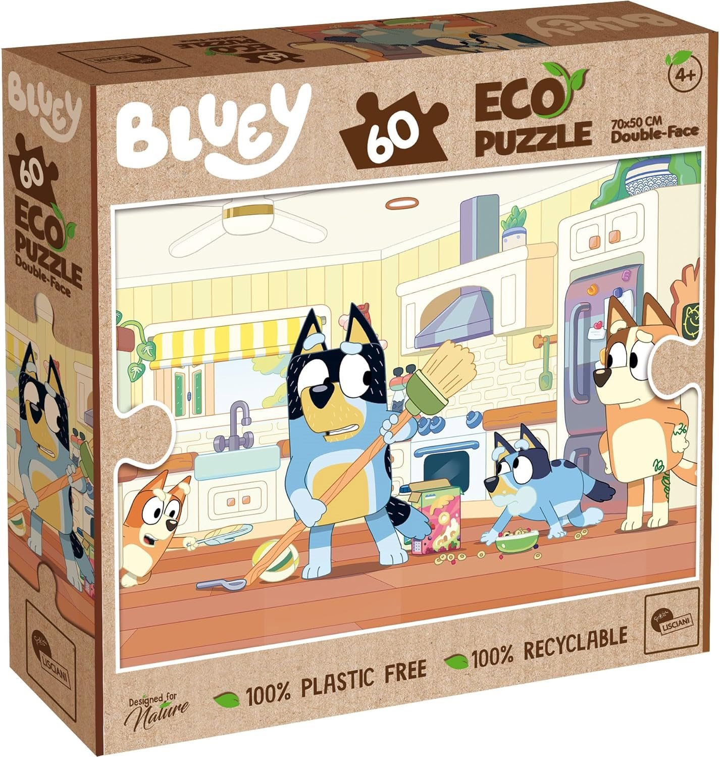 Lisciani ECO Bluey MAXI 60 dílků (s omalovánkou)