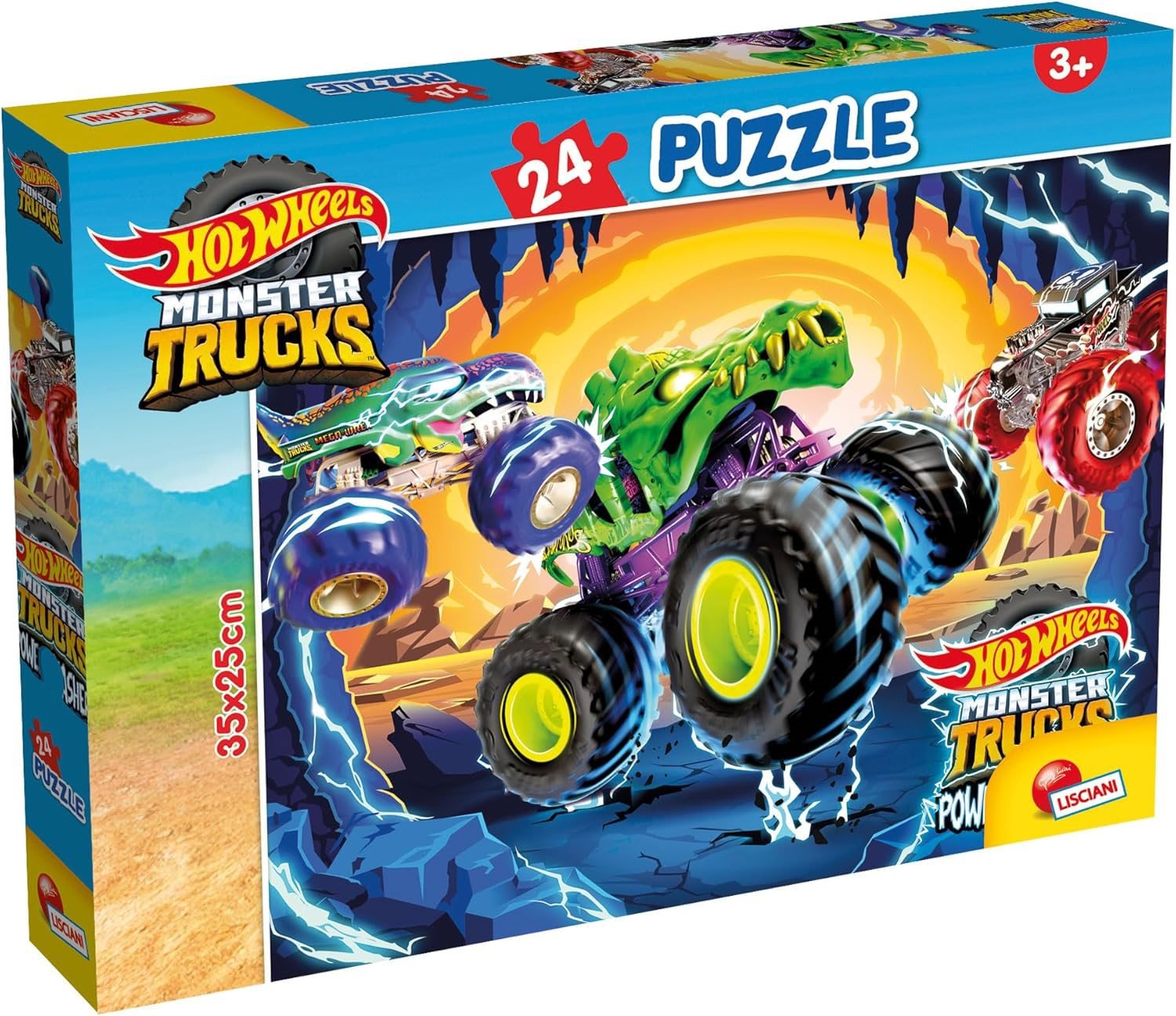 Lisciani Hot Wheels: Monster Trucks 24 dílků