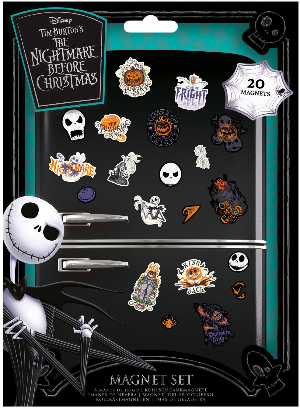 Nigthmare Before Christmas – sada magnetiek