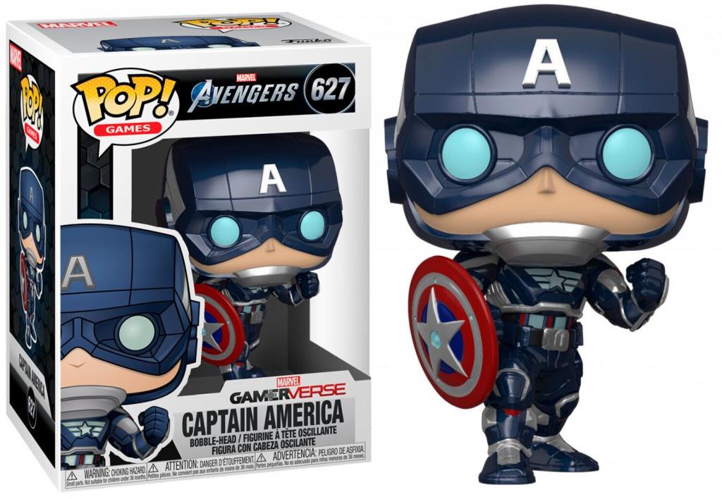 Funko Pop! Marvel Avengers Game Captain America? Stark Tech Suit 627