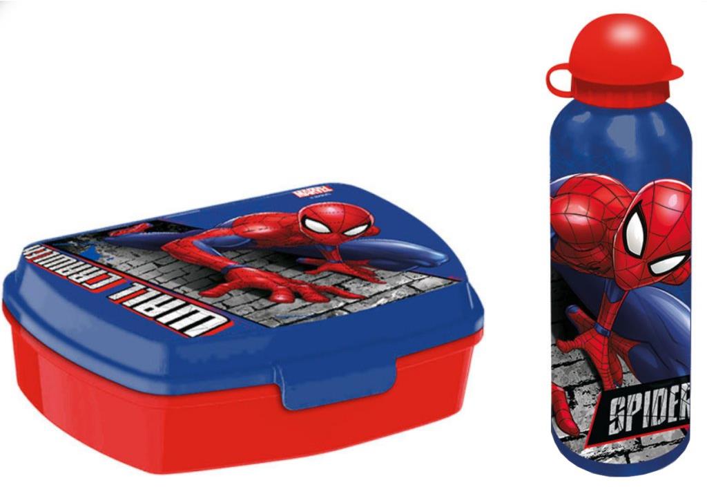 Marvel: Spiderman – súprava boxov na desiatu s fľašou 500 ml