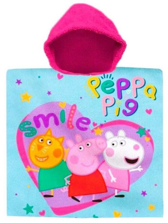 Peppa Pig: Smile - dětské pončo, 60 × 120 cm