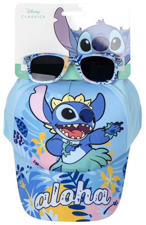 Disney Lilo & Stitch: Aloha – detská šiltovka s okuliarmi 53 cm