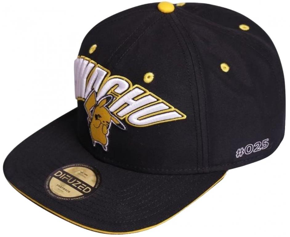 Difuzed Pokémon: Pikachu, snapback šiltovka