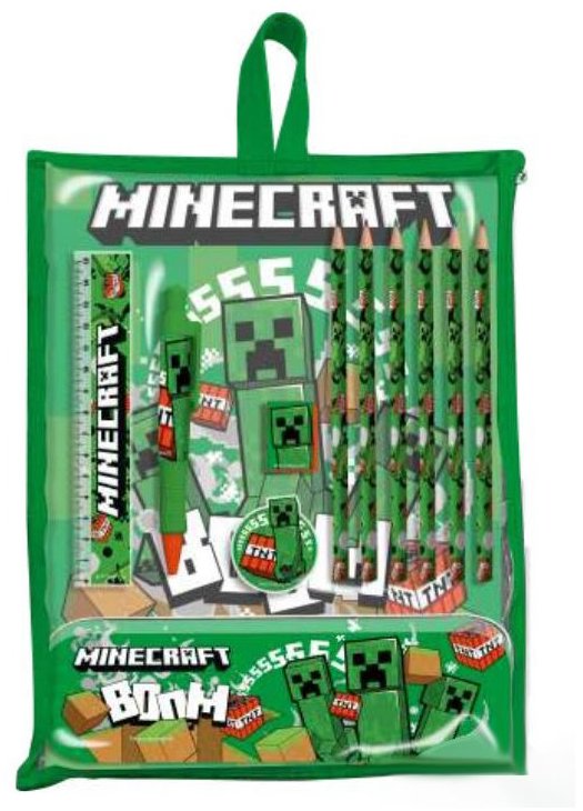 Minecraft: Creeper Sss – Sada školských potrieb