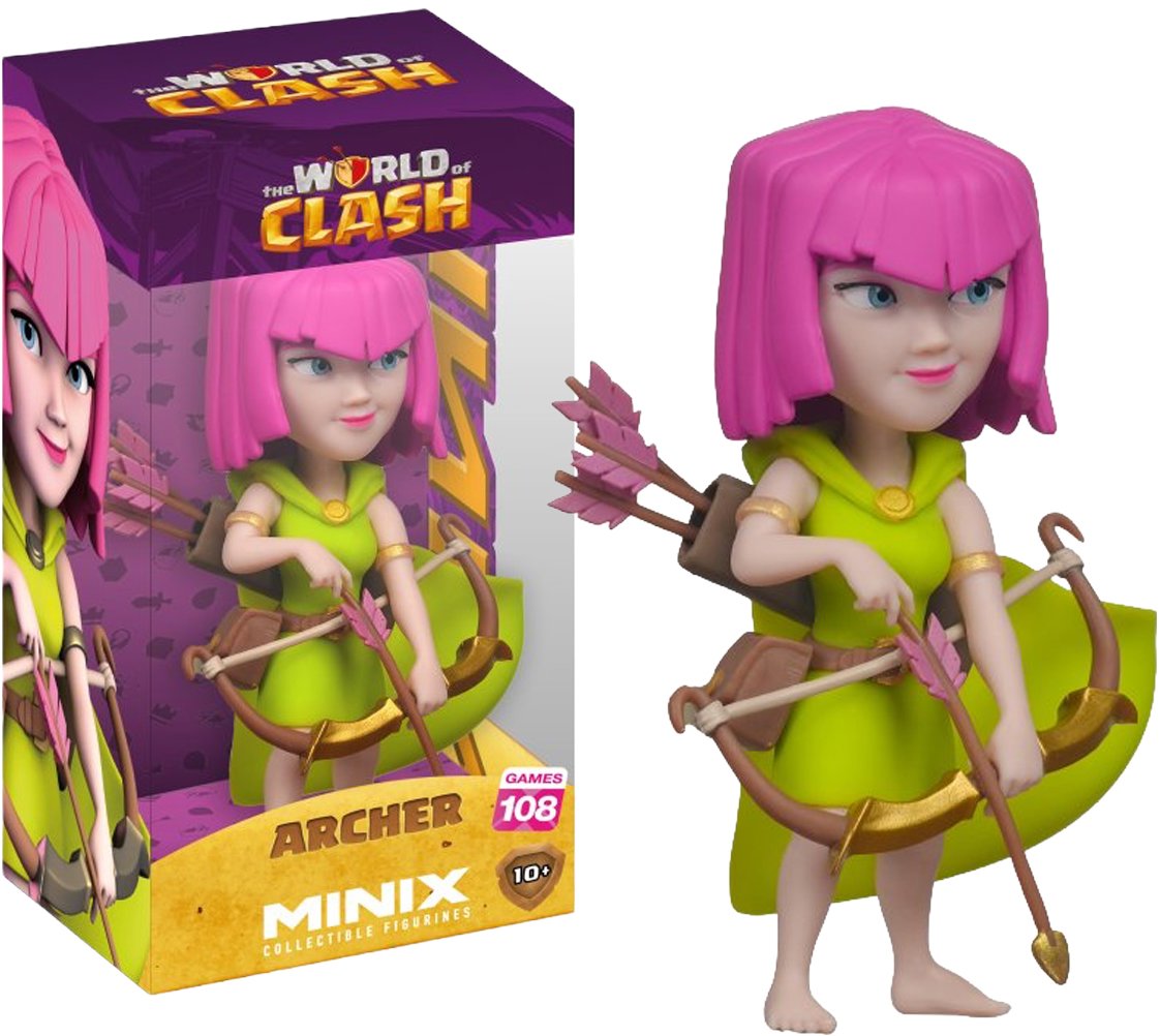 MINIX Videogames: World of Clash - Archery - figúrka