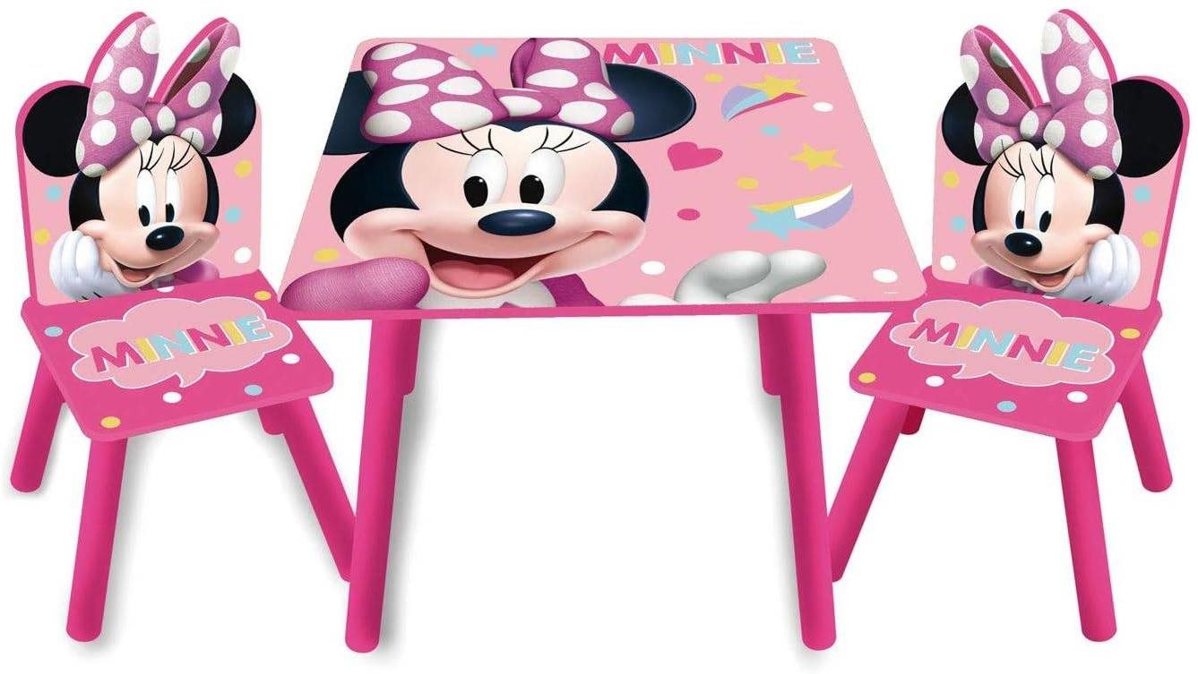 Arditex Detský stôl so stoličkami – Minnie