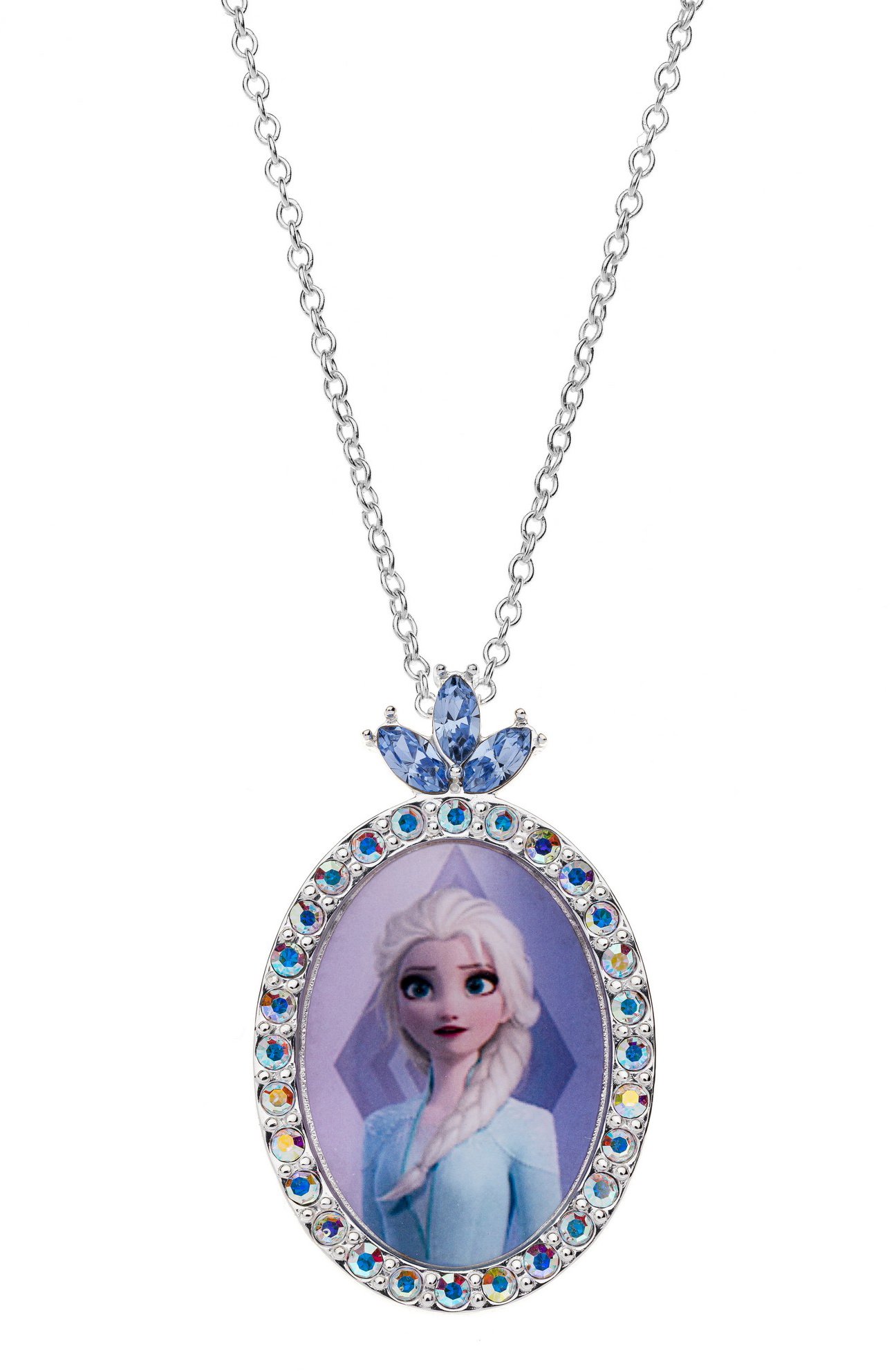 Disney Frozen Elsa stříbrný CS00008SRML-P.CS - dětský náhrdelník