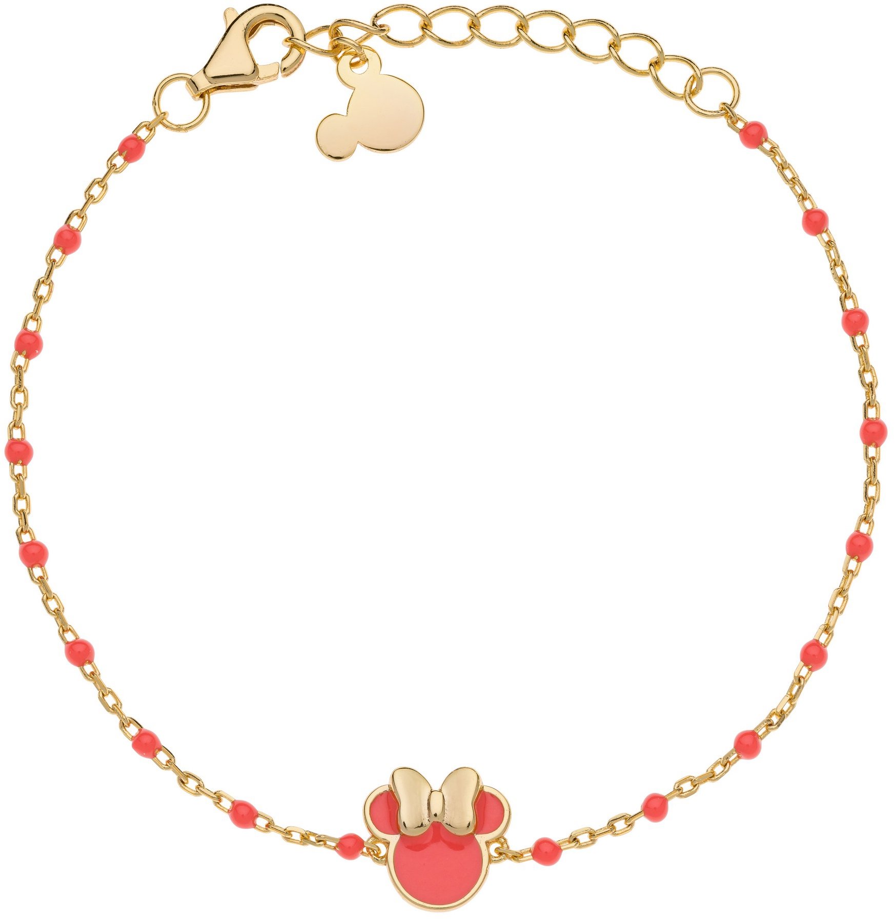 Disney Minnie Mouse stříbrný pozlacený BS00077YL-55.CS - dětský náramek