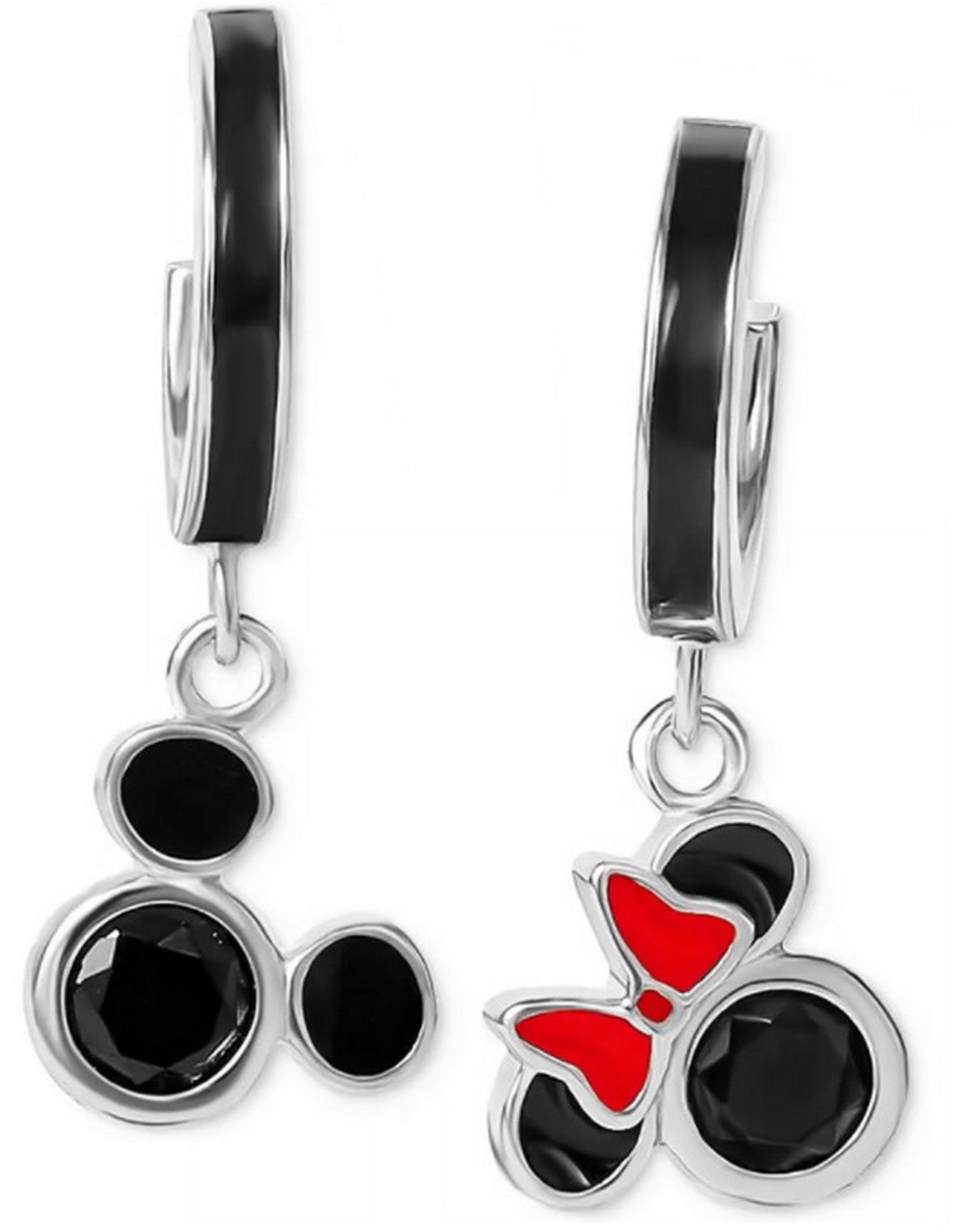 Disney Mickey a minnie Mouse strieborné ES00075SZCL.CS – detské náušnice