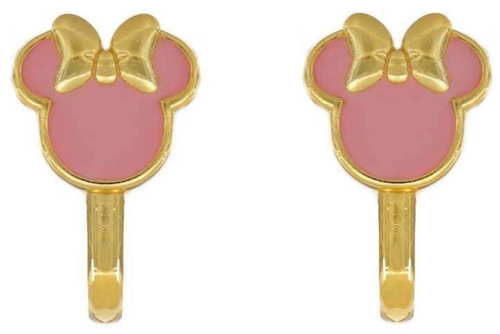 Disney Minie Mouse strieborné pozlátené ES00092YNKL.CS – detské náušnice