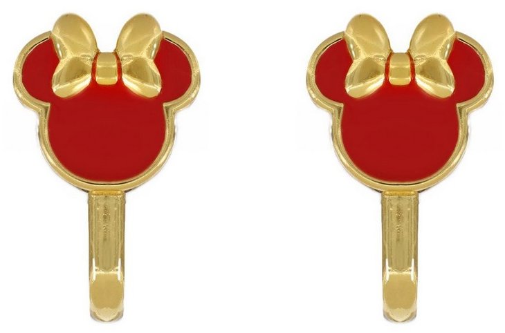 Disney Minie Mouse strieborné pozlátené ES00092YNRL.CS – detské náušnice