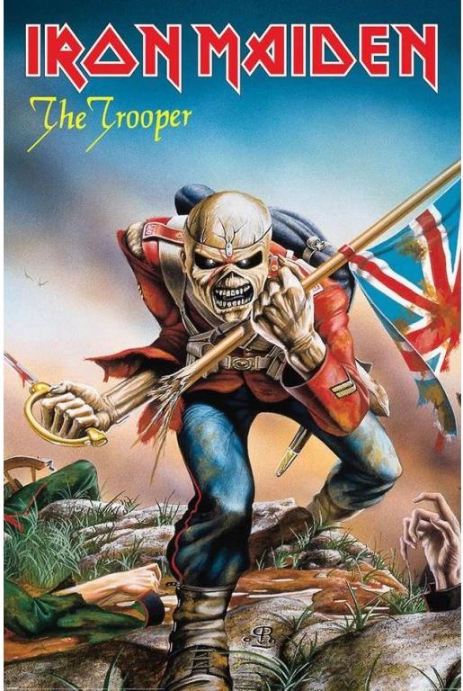 Iron Maiden: Trooper 61 × 91,5 cm