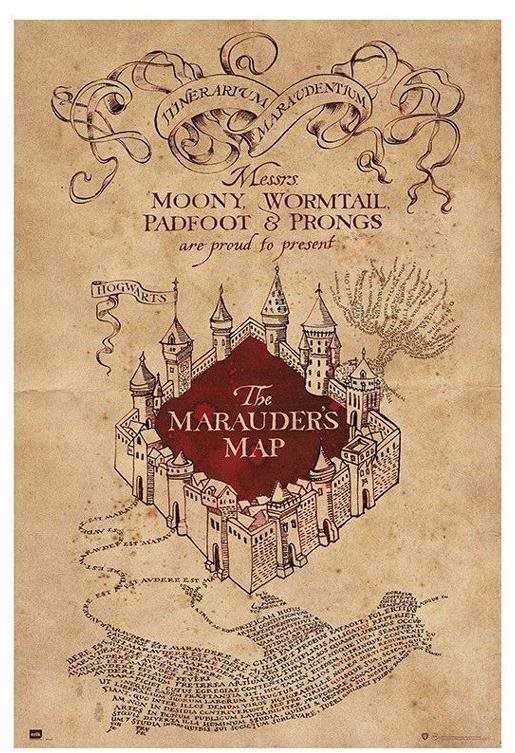 Harry Potter – The Marauders Map – plagát