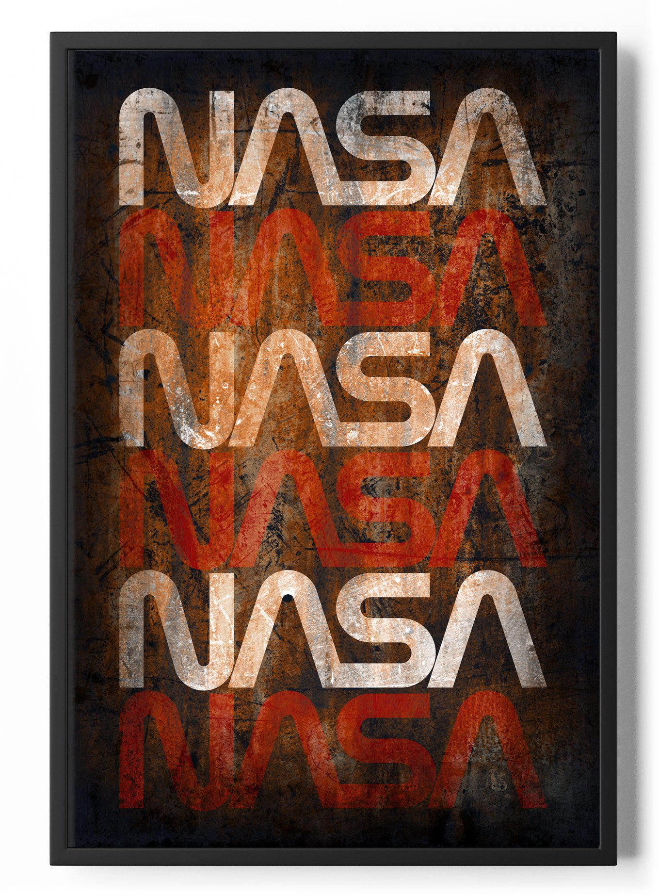 NASA Wom Logo Distressed 50 × 70 cm