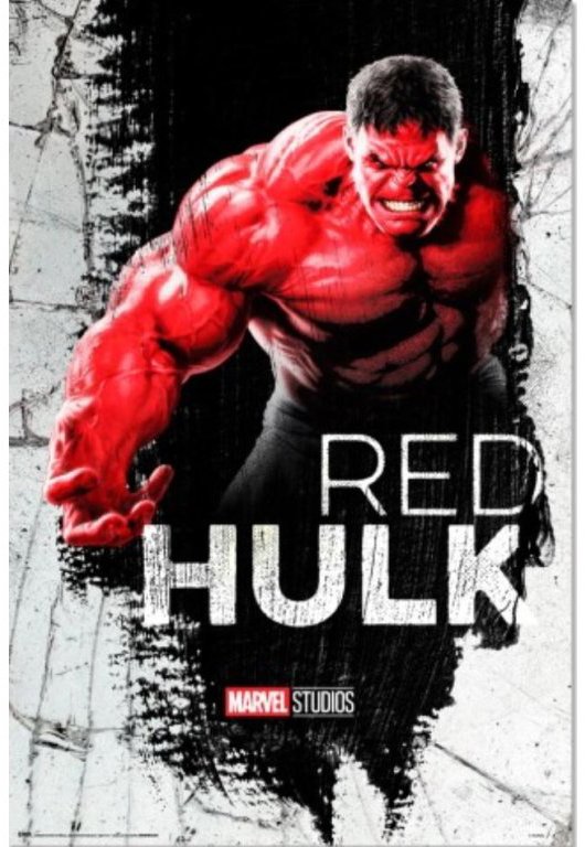 Marvel Hulk: Red Hulk – Plagát