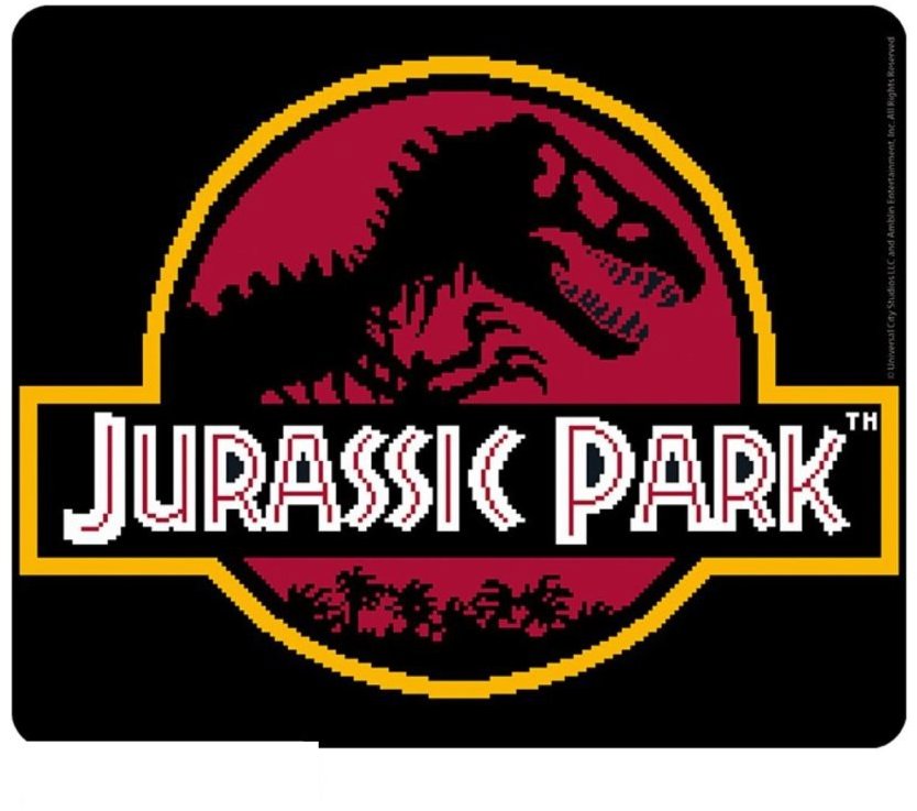 Jurassic Park: Pixel logo – Podložka pod myš