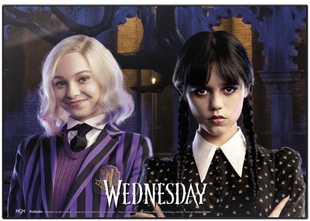 Netflix Wednesday & Enid Podložka na písací stôl