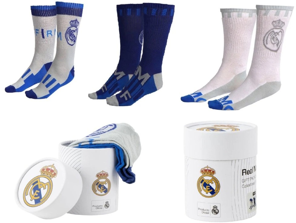 Real Madrid FC - 3 páry ponožiek 38-45