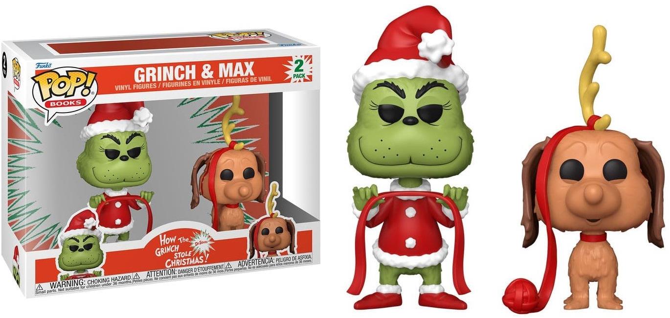 Funko Pop! 2 Pack Books How the Grinch Stole Christmas! Grinch & Max