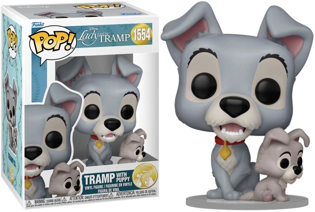 Funko Pop! Disney Lady And Tramp Tramp With Puppy 1554