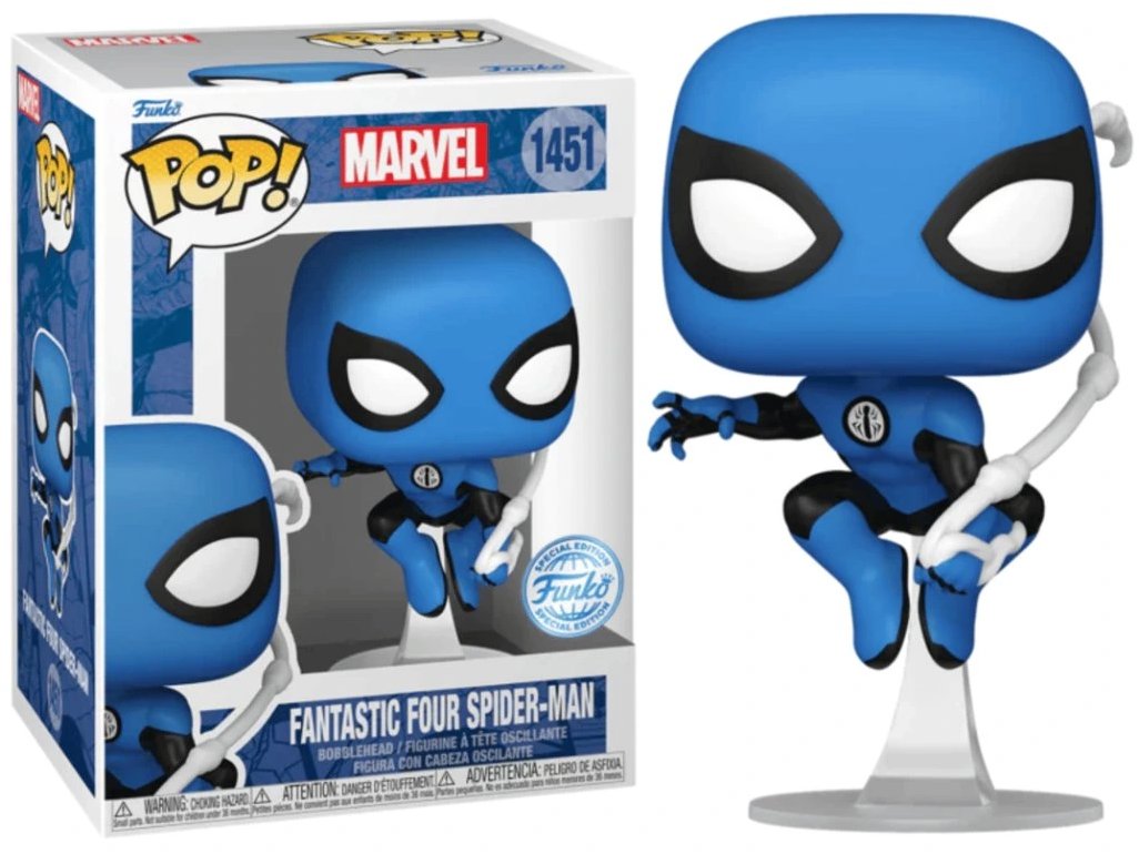 Funko Pop! Marvel Fantastic Four Spider-Man Blue Suit 1451