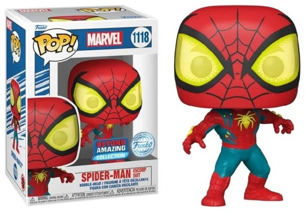 Funko Pop! Marvel Spider Man Oscorp Suit 1118