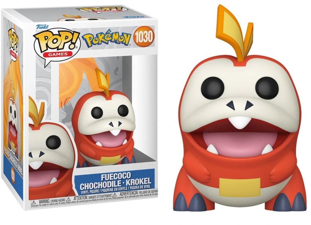 Funko Pop! Pokémon Fuecoco Choprevádzkaile Krokel 1030
