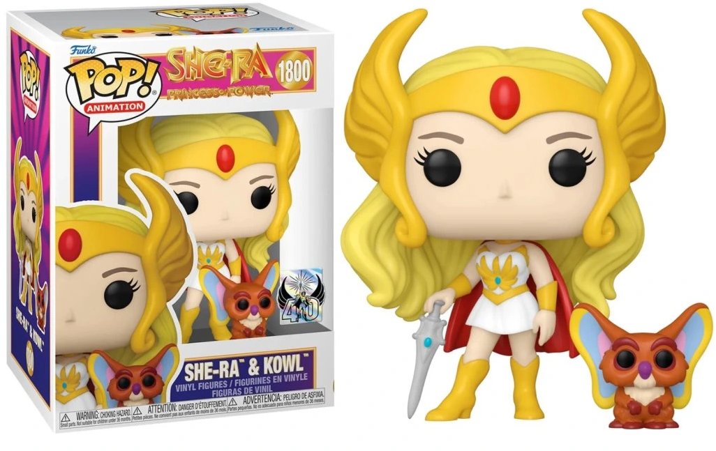 Funko Pop! She Ra Princess Of Power She Ra & Kowl 1800