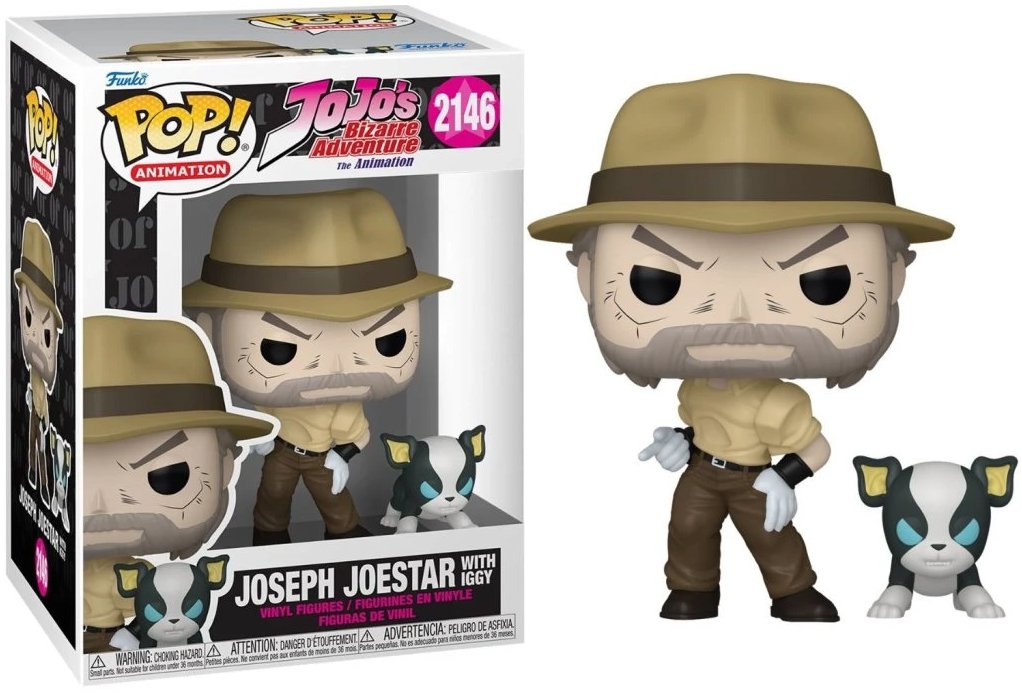 Funko Pop! Jojo´s Bizarre Adventure Joseph Joestar With Iggy 2146