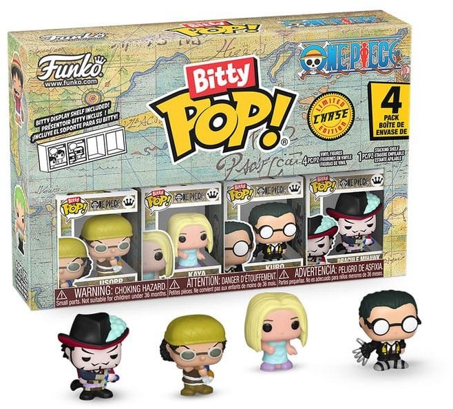 Funko Pop! Bitty 4-Pack One Piece Usopp, 1 ks náhodná