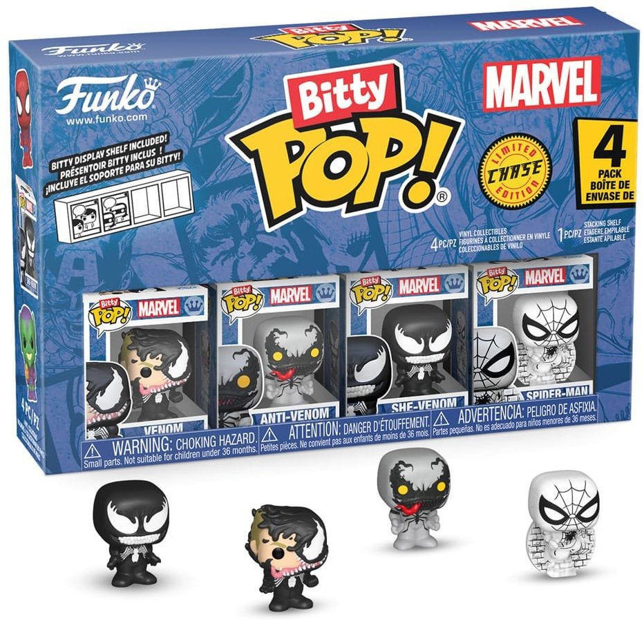 Funko Pop! Bitty 4-Pack Series 3 Spider-Man, 1 ks náhodná