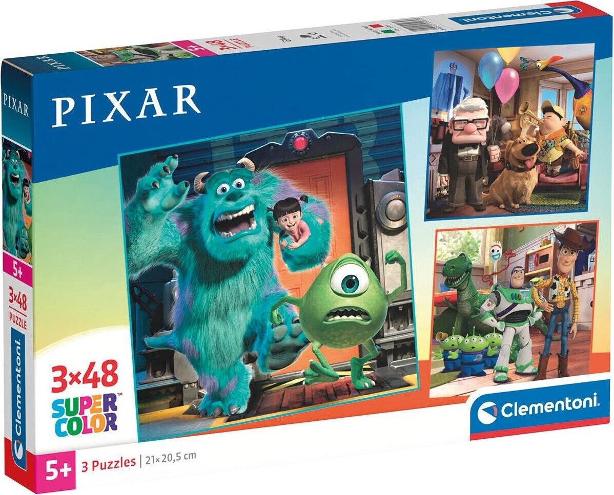 Disney: Pixar – puzzle 3× 48 dielikov