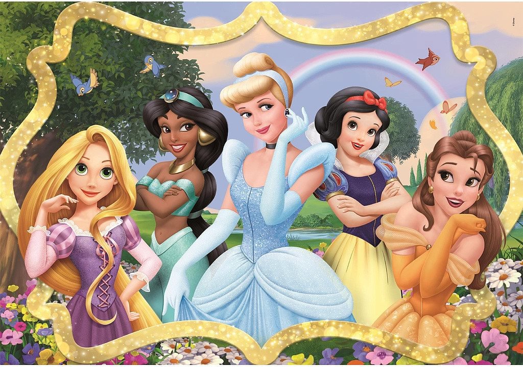 Disney Princezné: V záhrade – puzzle 104 dielikov