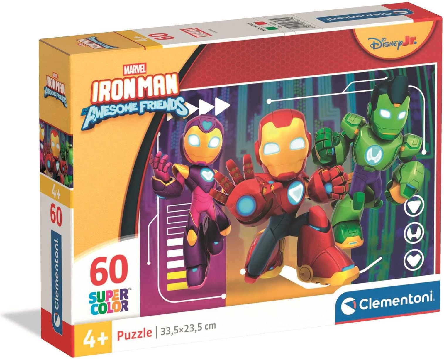 Iron Man a jeho úžasní priatelia – puzzle 60 dielikov
