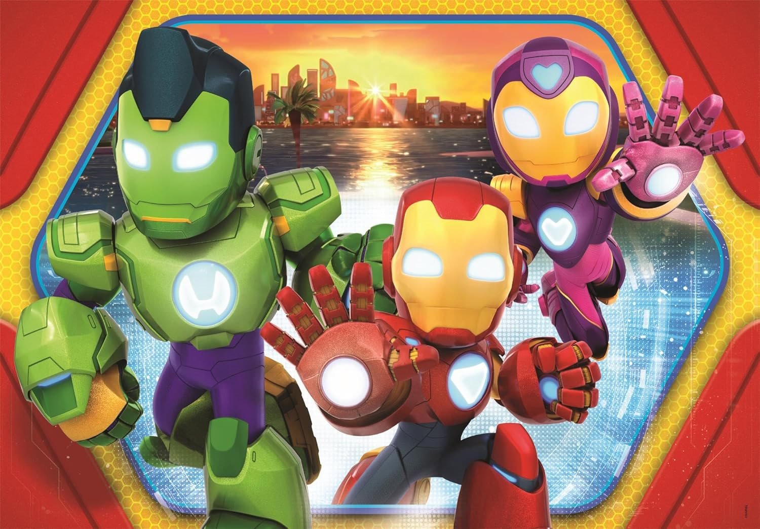 Iron Man a jeho úžasní priatelia: MAXI – puzzle 24 dielikov