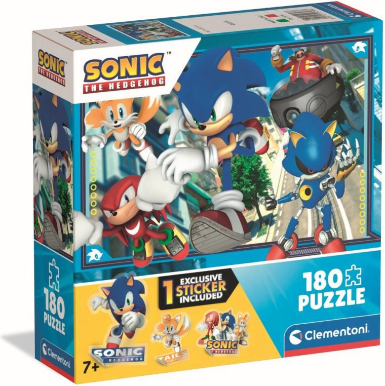 Ježko Sonic: Pripravení – puzzle 180 dielikov