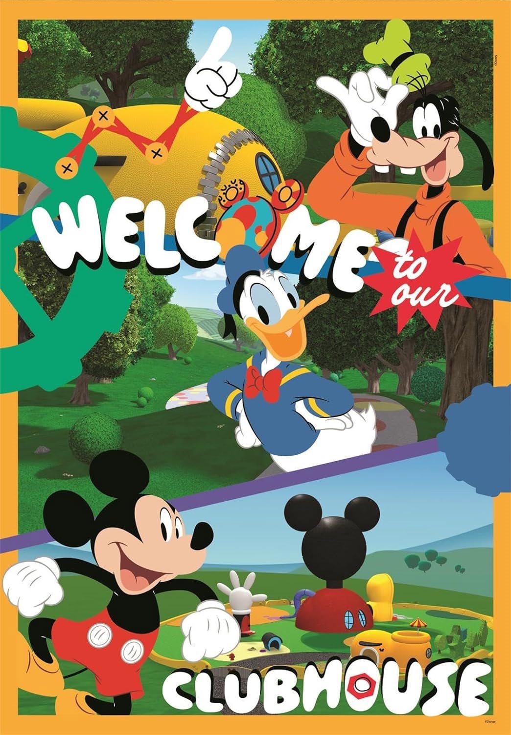 Myšiak Mickey a jeho klub: MAXI – puzzle 60 dielikov