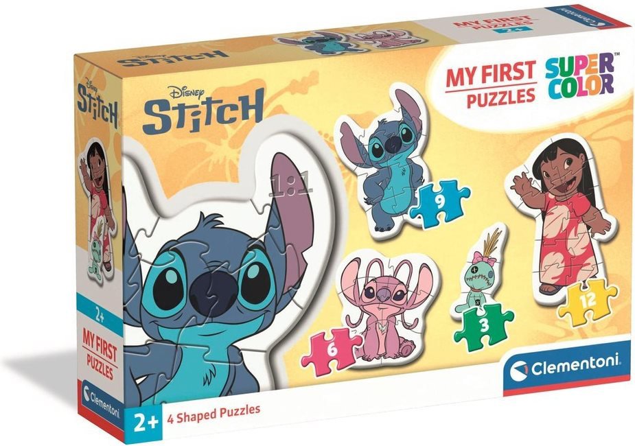 Moje prvé: Stitch – puzzle 4 v 1 (3, 6, 9, 12 dielikov)