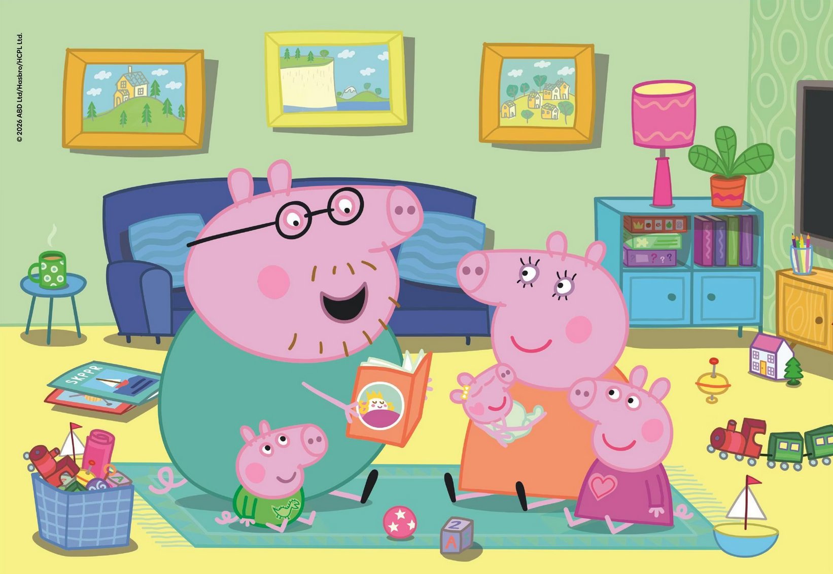 Prasiatko Peppa – puzzle 60 dielikov