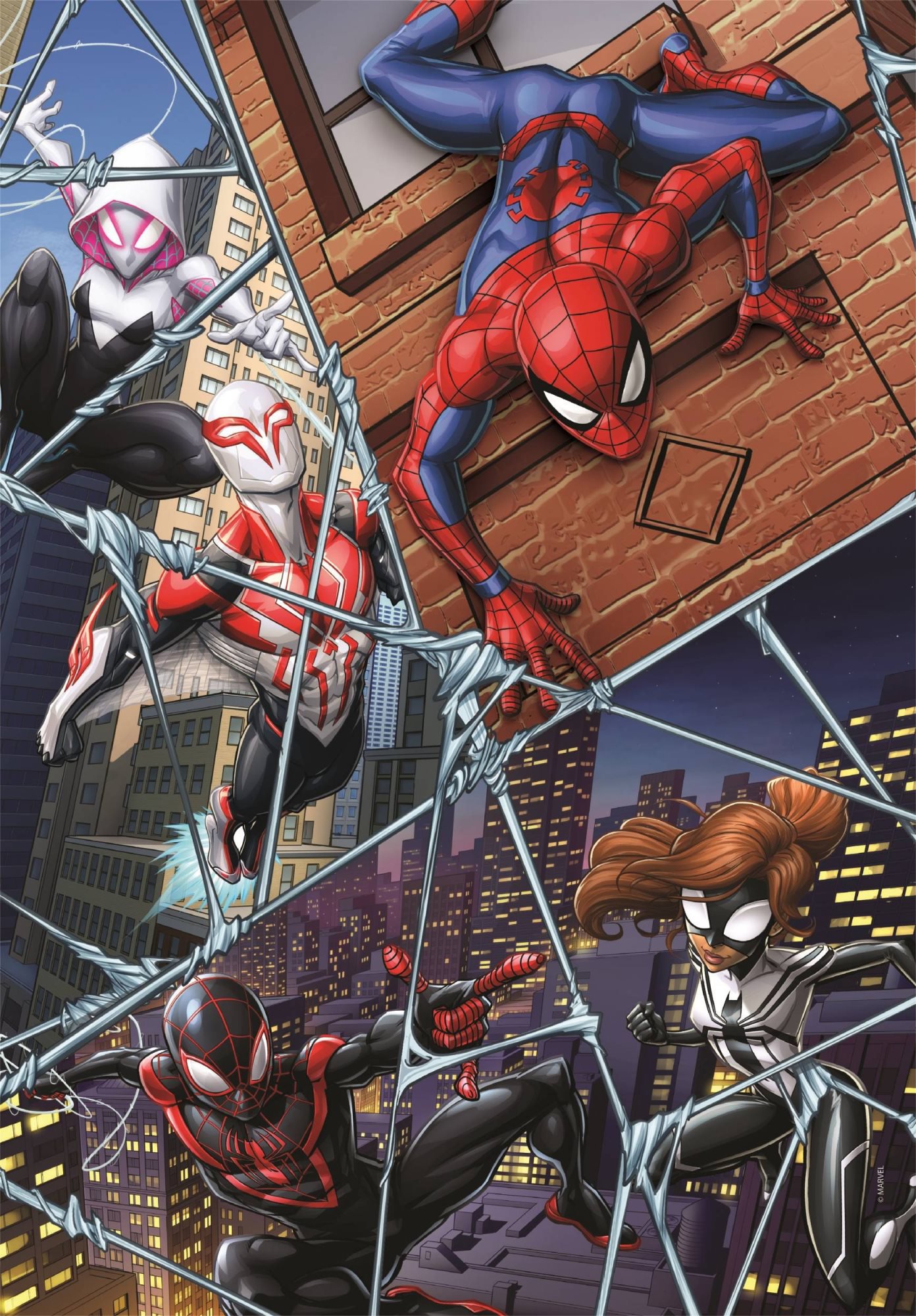 Spiderman: Pavučina – puzzle 104 dielikov