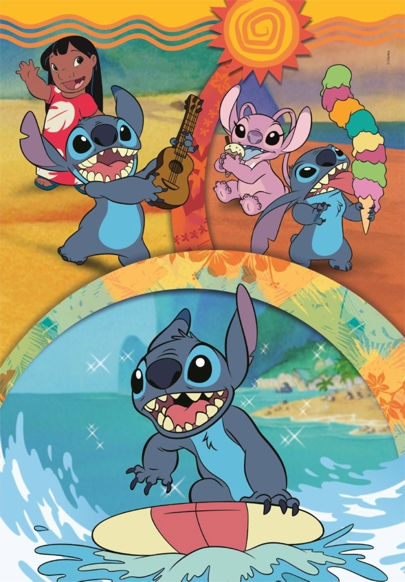Stitch a priatelia – puzzle 104 dielikov